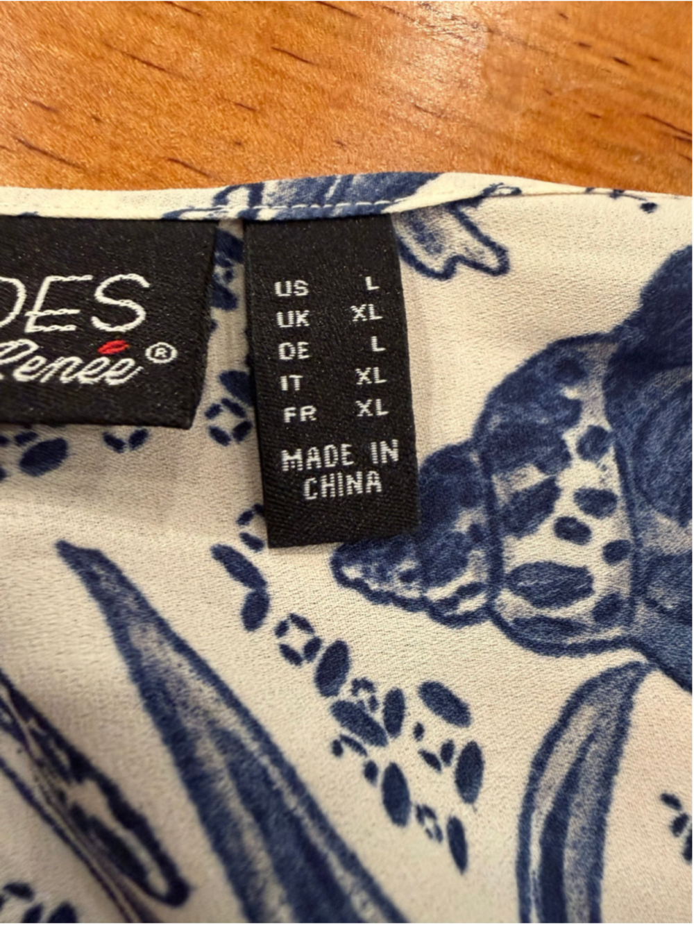 NWT Attitudes by Renee Kimono Duster Cardigan L Shell Seashell Blue White Coasta - Picture 6 of 8